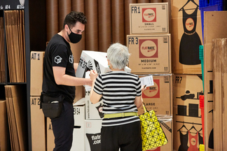 woman shopping