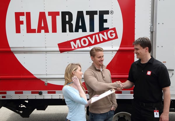 Customers thank their FlatRate mover