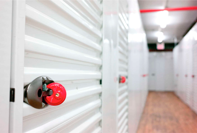 A FlatRate storage container